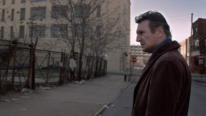 Liam Neeson on street