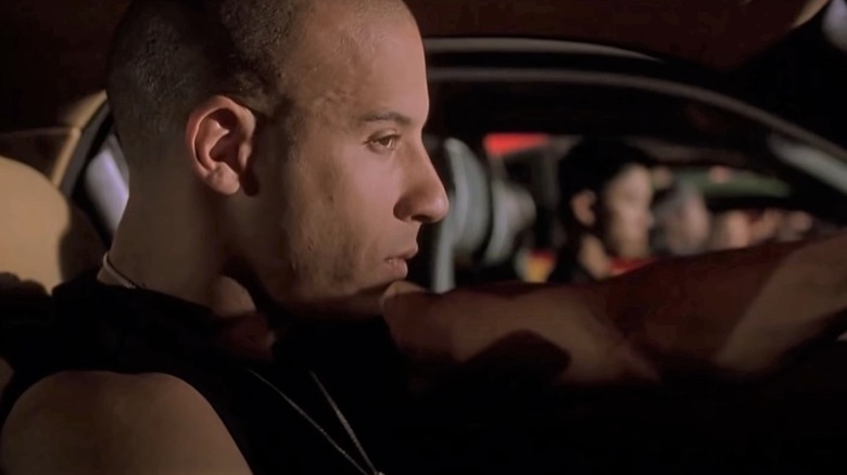 Dominic Toretto driving