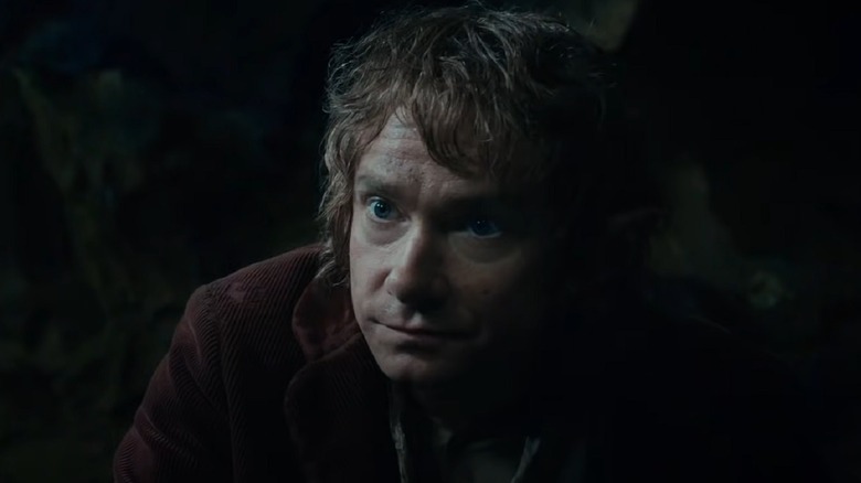 Bilbo Baggins in cave