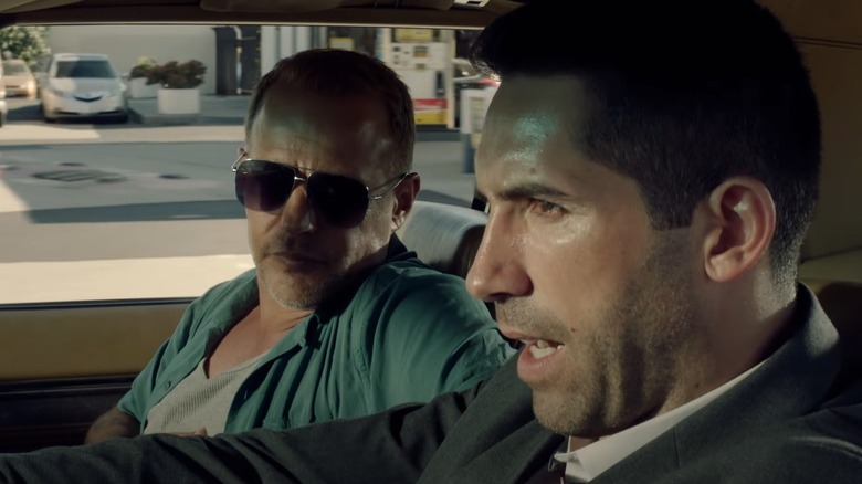 Scott Adkins drives