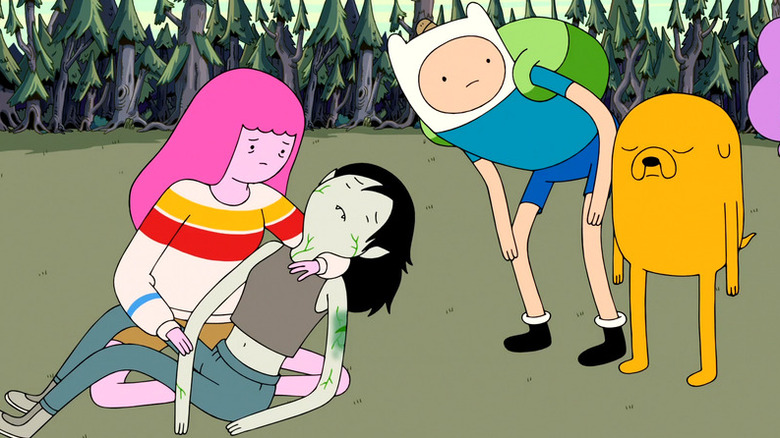 Gang gathered around Marceline