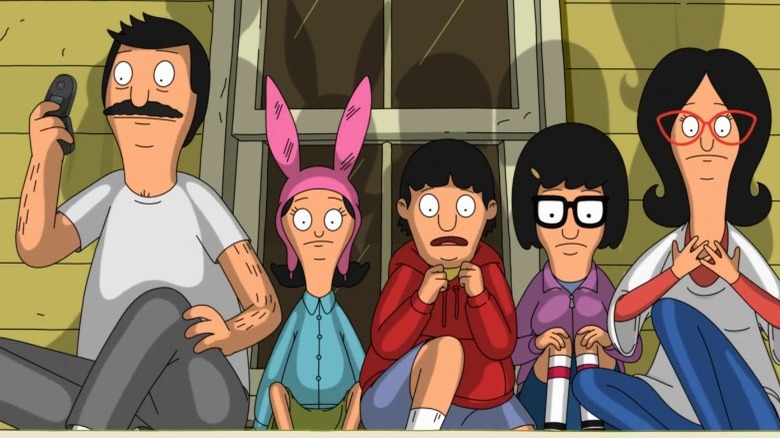 Belcher family scared rooftop