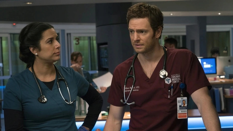 Halstead looks concerned