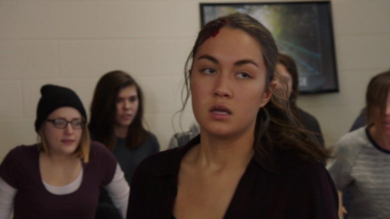 Chicago P.D. A girl stands in front of her class