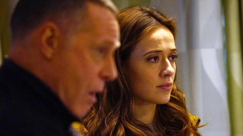 Chicago P.D. Voight and Sophia Bush look right