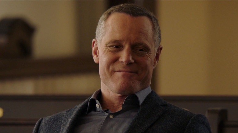 Chicago P.D. Voight smiles