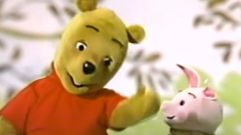 Pooh Piglet conversing 