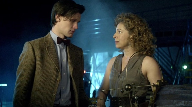 The Doctor talks to River