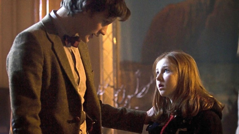 The Doctor talks to Amy