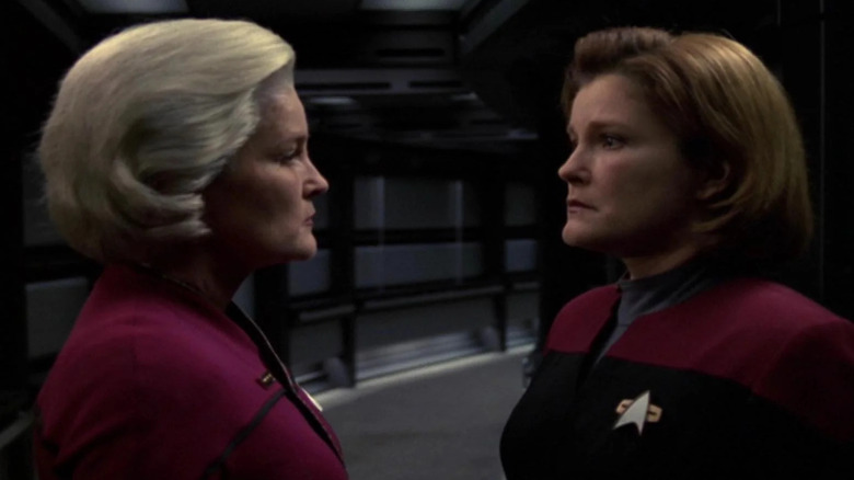 Two Janeways confront each other