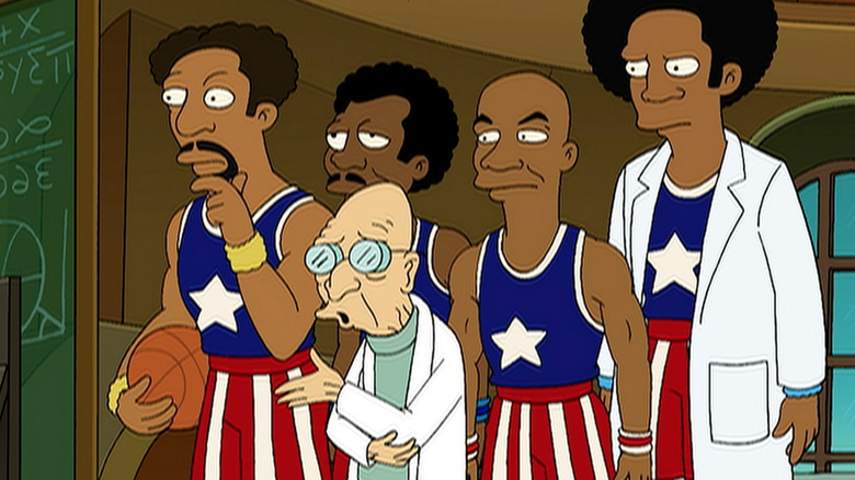 Professor Farnsworth and Harlem Globetrotters