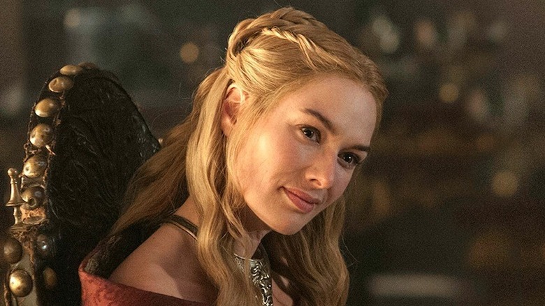 Cersei Lannister smirking