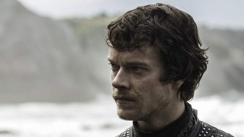 Theon standing on the shores of Dragonstone