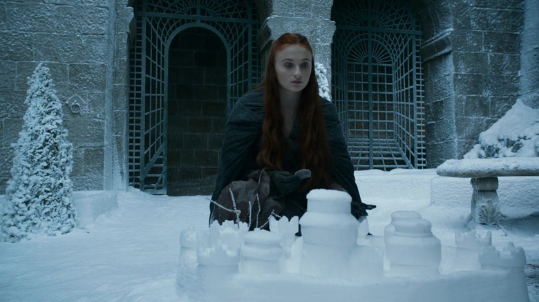 Sansa in snow