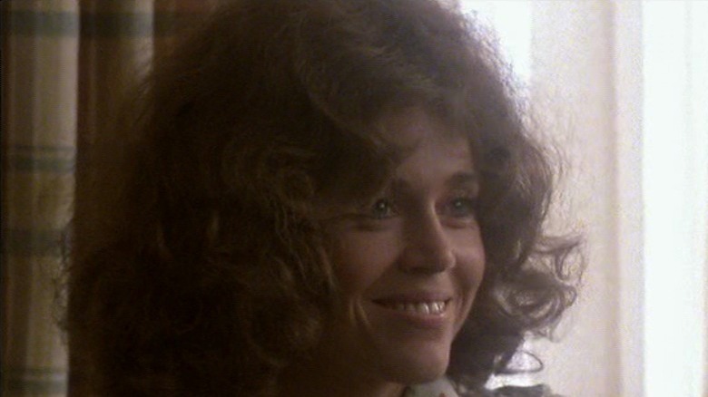 Jane Fonda smiling hopeful