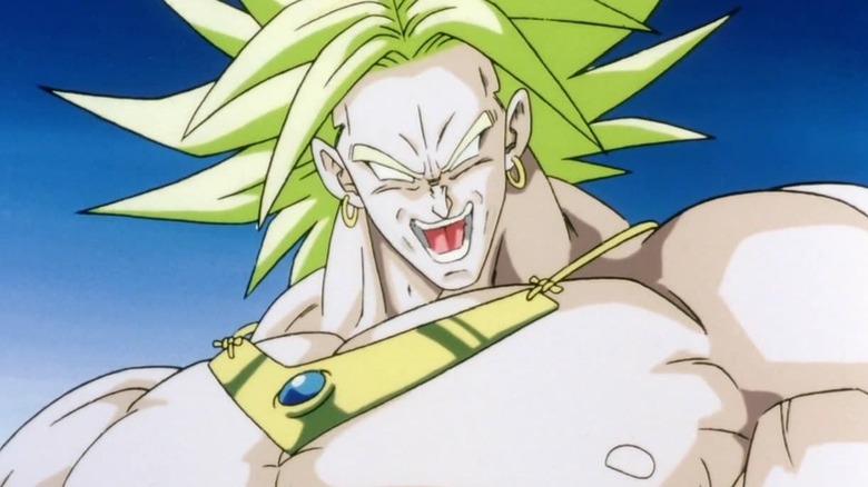 Broly laughs maniacally