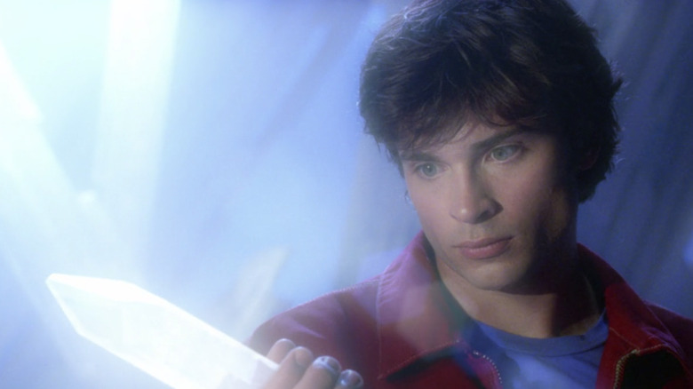 Clark inside his Fortress Smallville