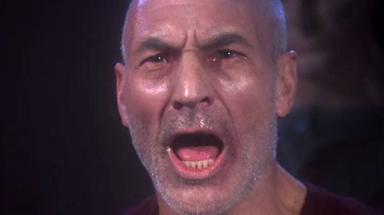 Picard yells