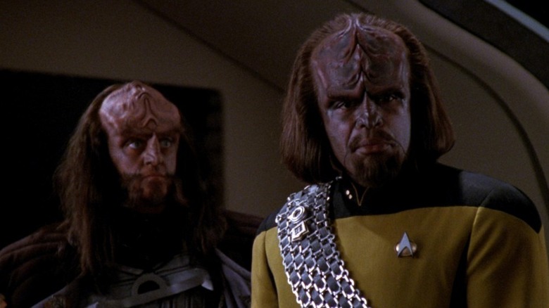 Worf with Gowron