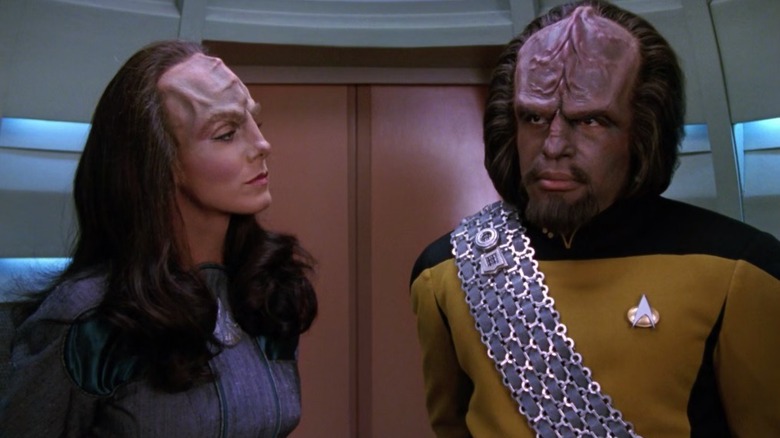 Worf with K'Ehleyr