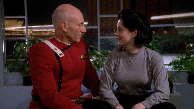 Picard sits with Marta