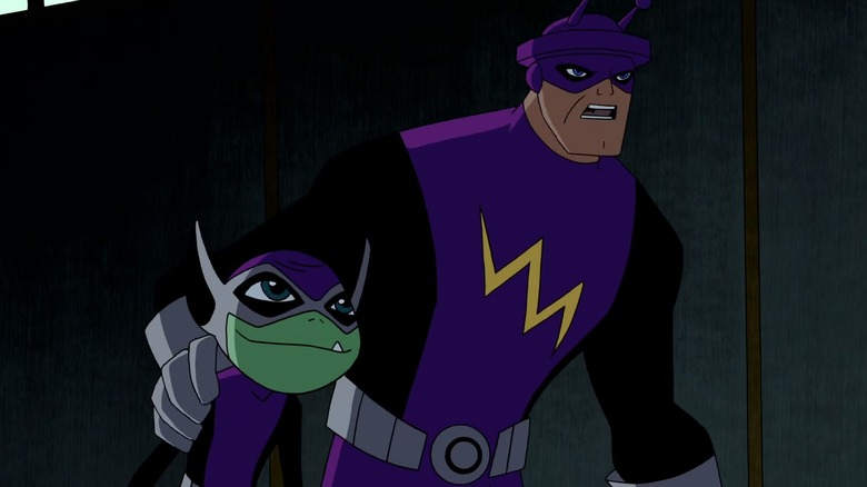 Beast Boy standing with Mento