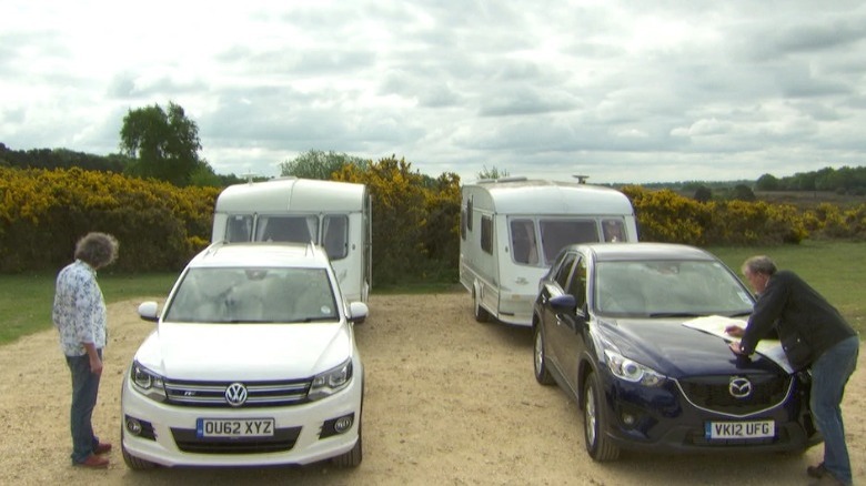 Top Gear crossovers and caravans