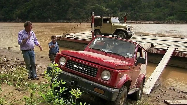 Top Gear on raft in Bolivia