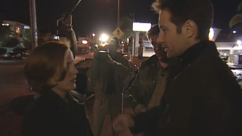 Gillian Anderson David Duchovny night