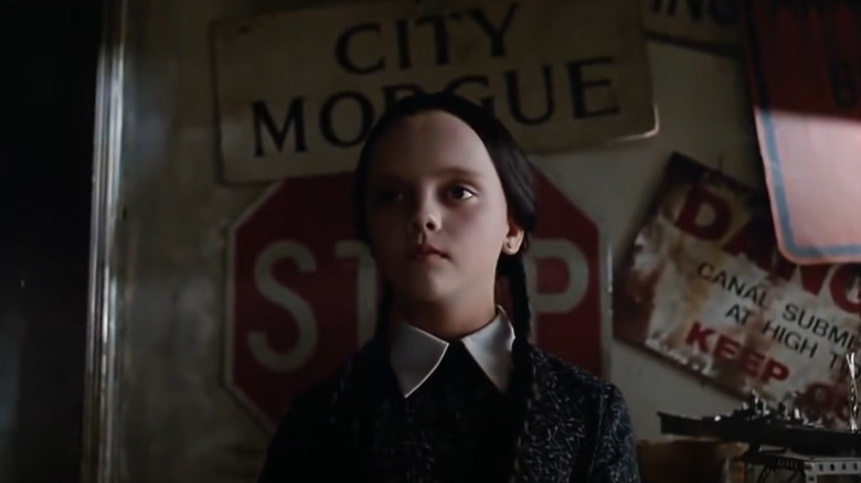 Wednesday Addams looks forward