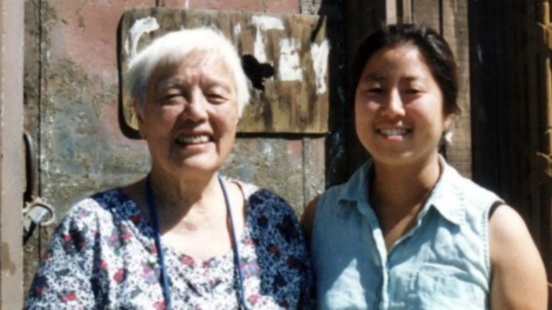 Director Grace Lee standing next to activist Grace Lee