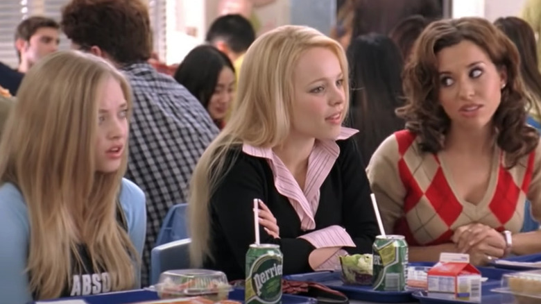 The Plastics in the cafeteria