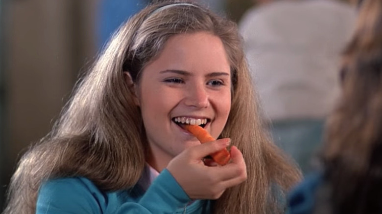 Stacy Hamilton eating carrot