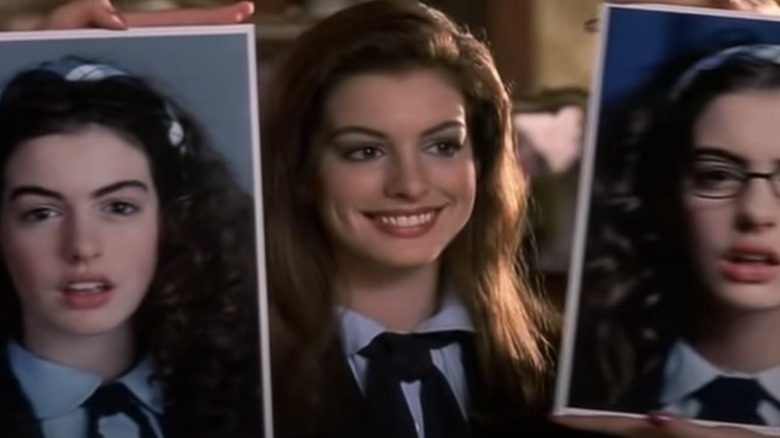 Mia Thermopolis with old photos