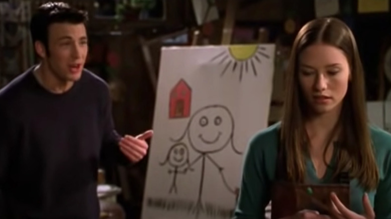 Jake and Janey with Janey's painting