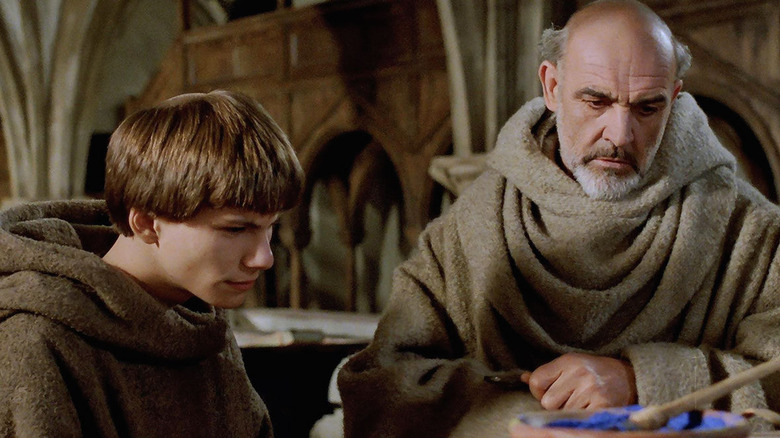 A monk and his apprentice studying