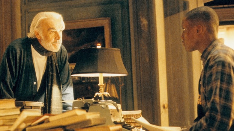 Finding Forrester Connery speaks to student