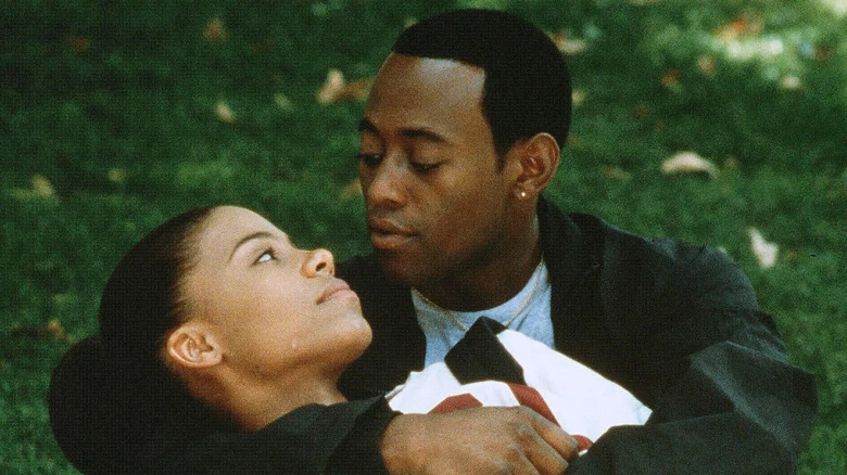 Love & Basketball Monica embrace