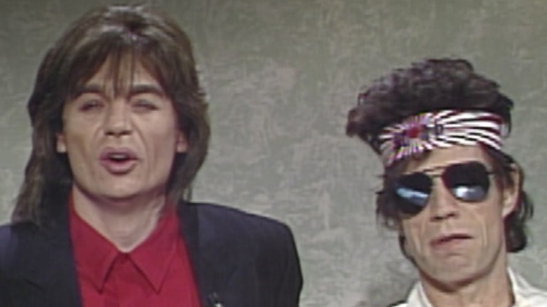 Mike Myers Mick Jagger talking