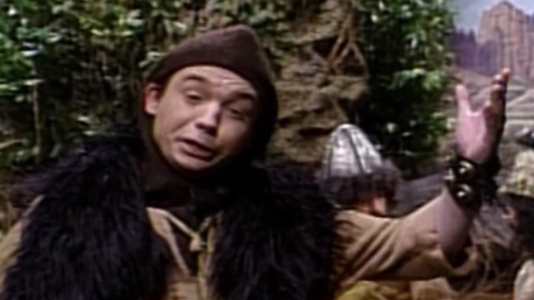 Mike Myers fur coat