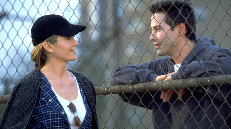 Diane Lane and Keanu Reeves in "Hardball"