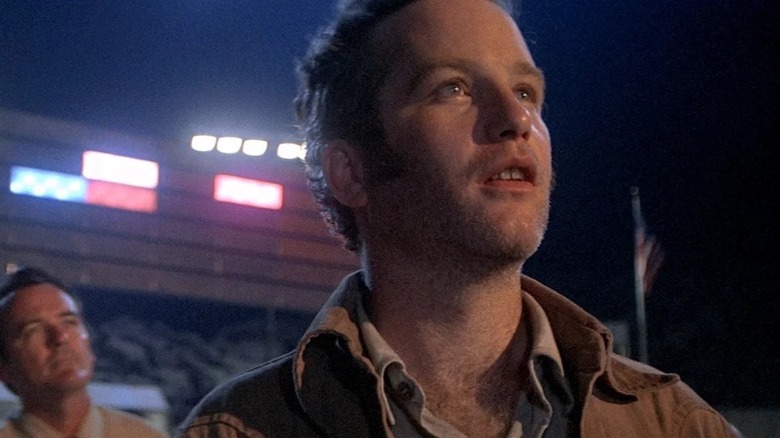 Richard Dreyfuss looks into the sky