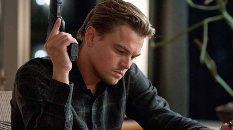 Leonardo DiCaprio as Dom Cobb in Inception