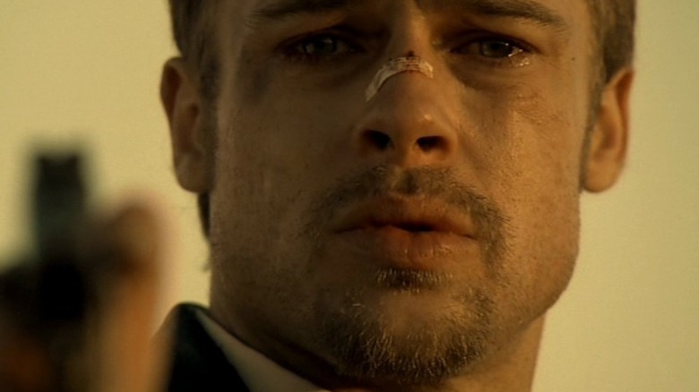 Brad Pitt as Detective David Mills in Seven