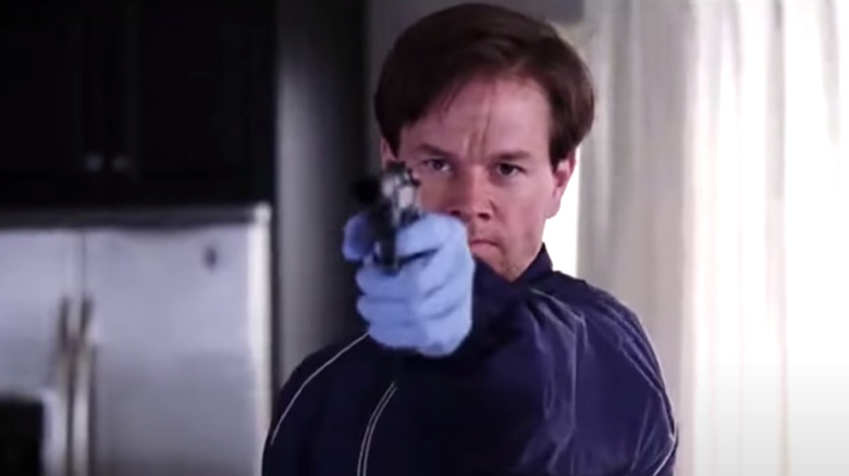 Mark Wahlberg pointing gun