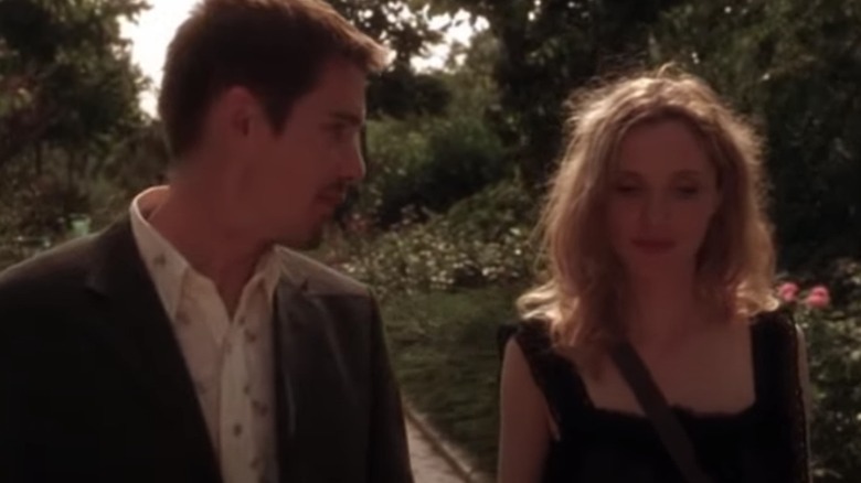 Ethan Hawke Julie Delpy talking 