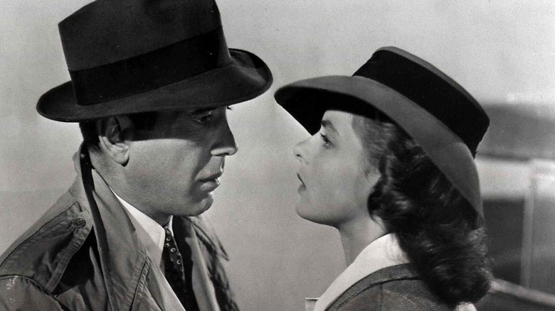 Humphery Bogart Ingrid Bergman looking