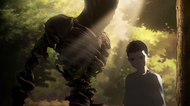 Ken Nagai and Ajin in woods