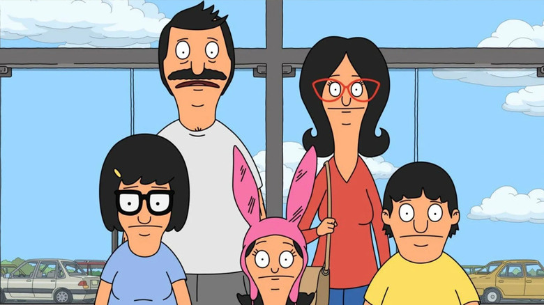 The Belchers at the airport