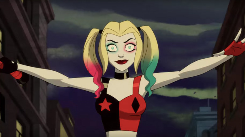 Harley Quinn making an entrance